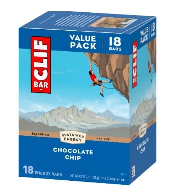 Best Overall CLIF BAR - Energy Bars - Chocolate Chip