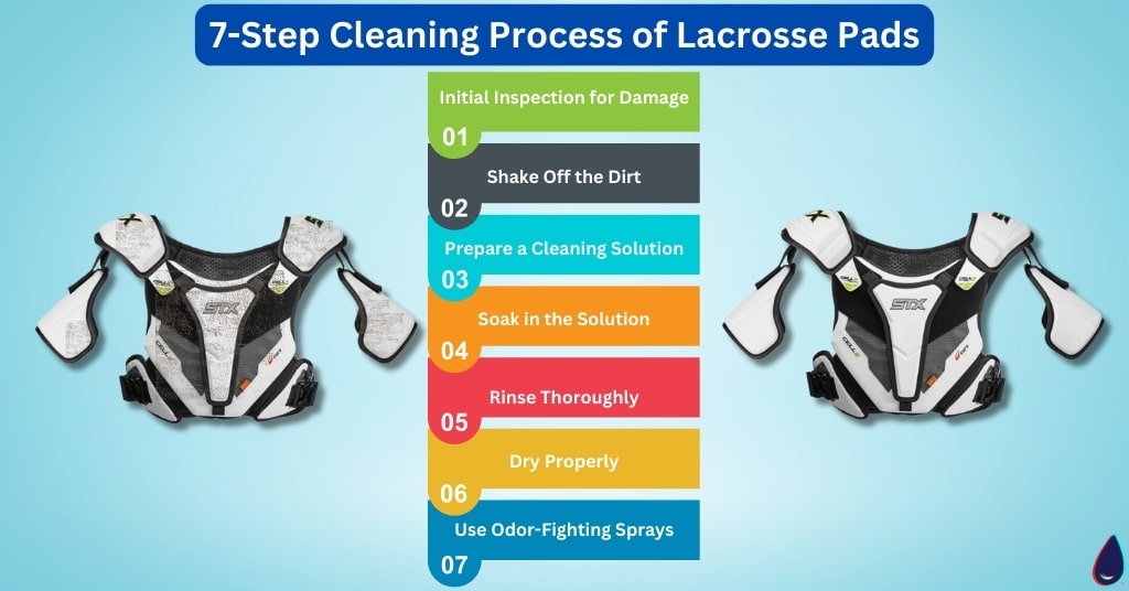 Cleaning Process of Lacrosse Pads