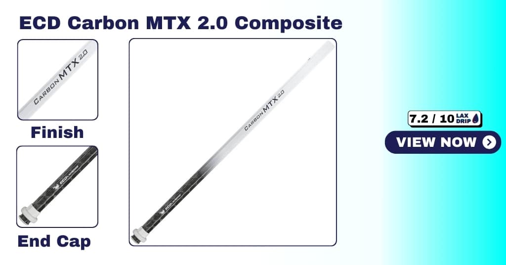 ECD Carbon MTX 2.0 Composite Attack Lacrosse Shaft