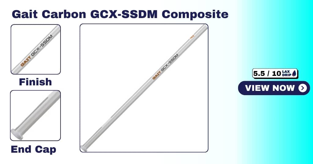 Gait Carbon GCX-SSDM Composite Short Stick D Middie Lacrosse Shaft
