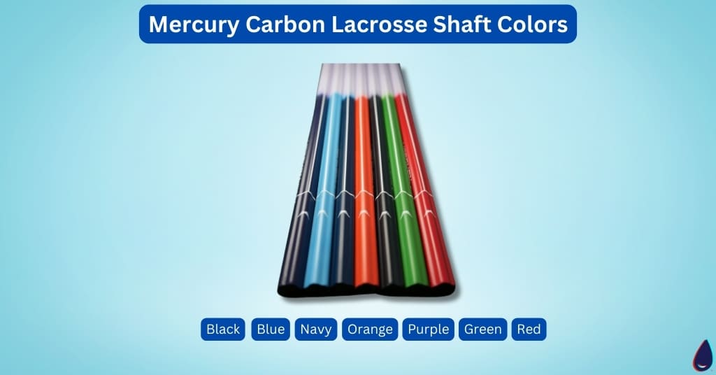 Mercury Carbon Lacrosse Shaft Colors