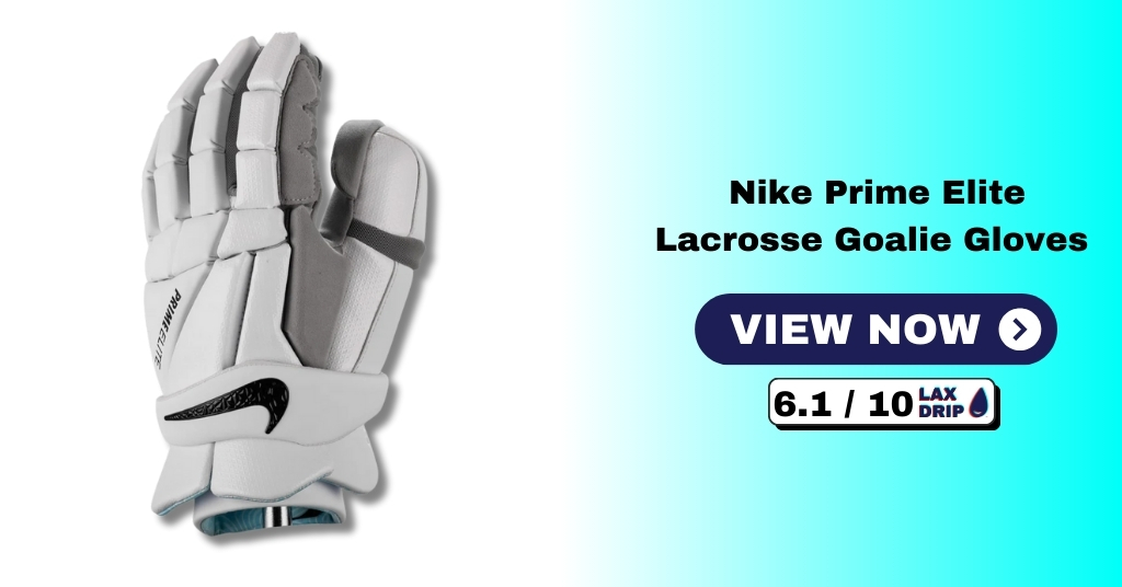 Nike Prime Elite Lacrosse Goalie Gloves