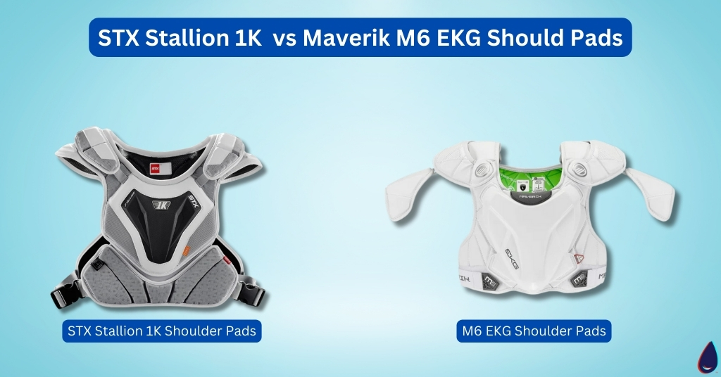 STX Stallion 1K  vs Maverik M6 EKG Should Pads