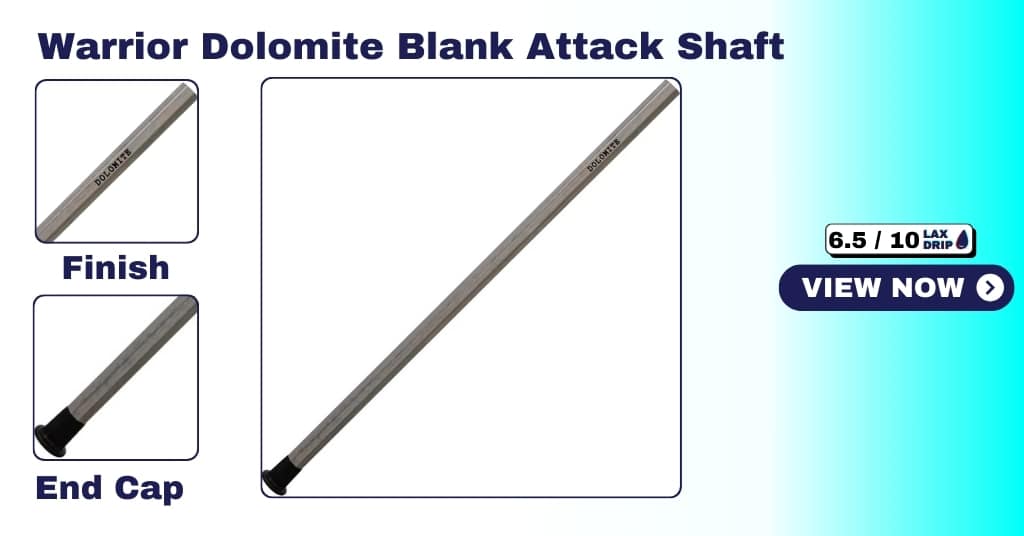 Warrior Dolomite Blank Attack Lacrosse Shaft