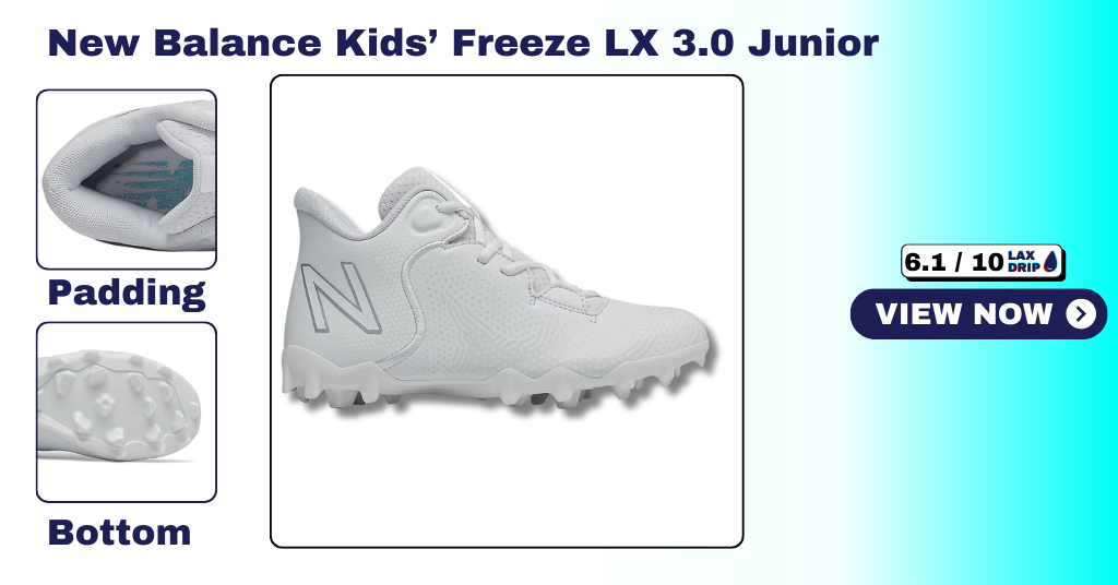 New Balance Kids' Freeze LX 3.0 Junior Lacrosse Cleats