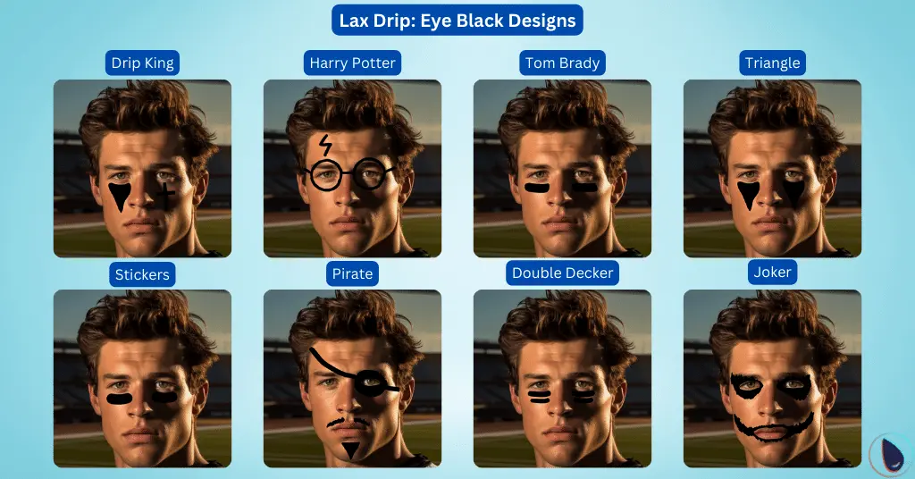 Eye Black Design Set 1